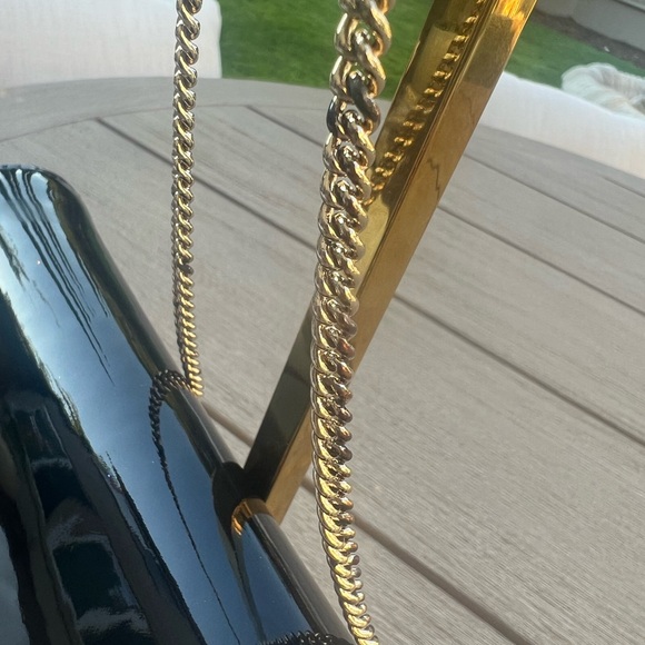 Versace Black Crossbody Bag with Gold Medusa Accent - Picture 3 of 8